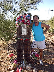 Jim At Grave Site