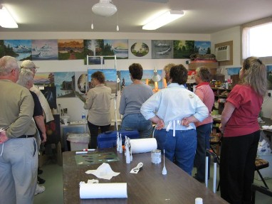 An Adult Class in Progress